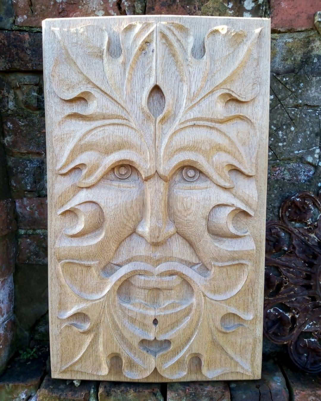 green-man-plaque